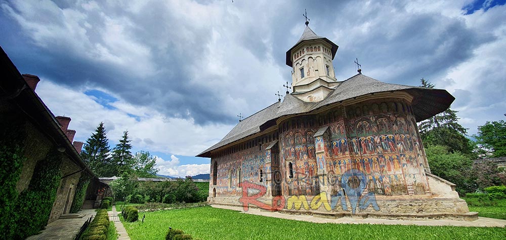 Moldovita Painted Church Bucovina Romania 2