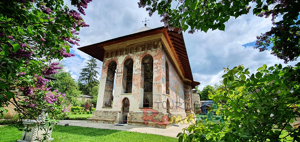Moldovita Painted Church Bucovina Romania
