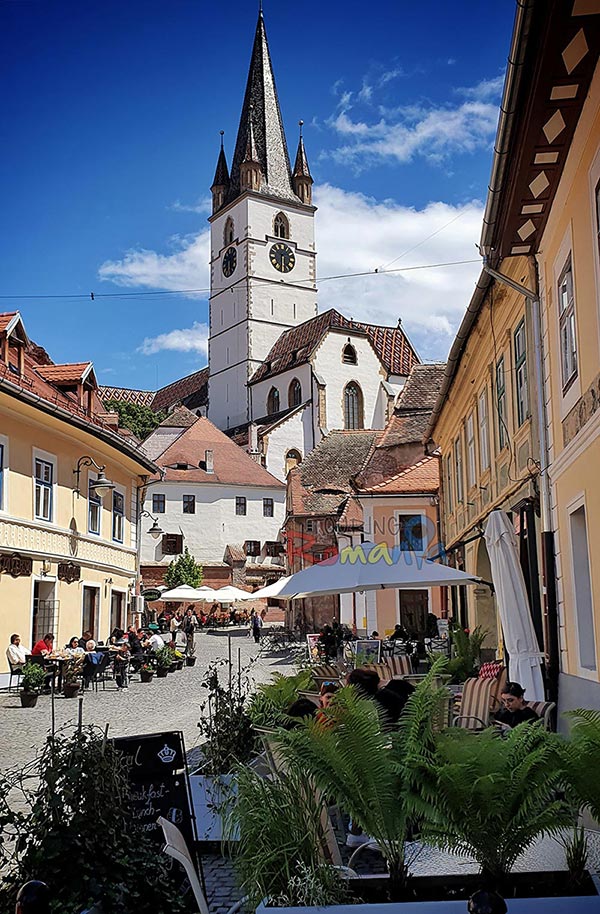 Sibiu Medieval Town Transylvania Romania